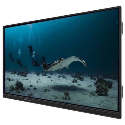 Papan Tulis Interaktif IBoard 55-98 Inci Papan Pengajaran Cerdas dengan Tampilan HD 4K Sistem Ganda Windows dan Android Kaca Tempered Anti-silau