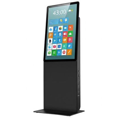 43 Inch Digital Signage Touch Monitor dengan PCAP IR Touch Android / Win / Monitor untuk Toko Restoran