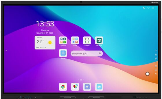 Papan Tulis Interaktif 4K EDLA 75 Inci Cerdas untuk Sekolah dan Konferensi