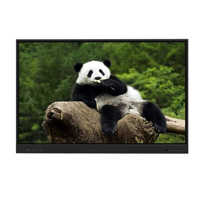 Papan Tulis Pintar Datar Interaktif Resolusi 4K 65/75/86 Inci dengan Multi-Sentuh dan Sistem Operasi Android/Windows/Linux/Mac