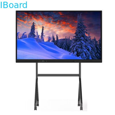 86 Inch Google EDLA Certified Interactive Whiteboard dengan 8 Core CPU untuk kelas dan konferensi