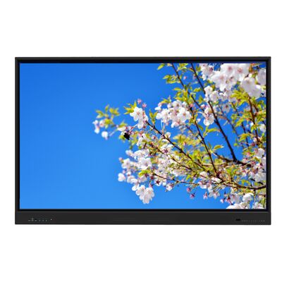 55/65/75/86 Inch Resolution 4K Interaktif Flat Panel Smart Whiteboard dengan Multi-Touch
