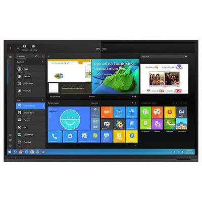 86 Inch Interactive Flat Panel dengan Android WiFi dan Integrated Whiteboard Software untuk kelas dan kantor