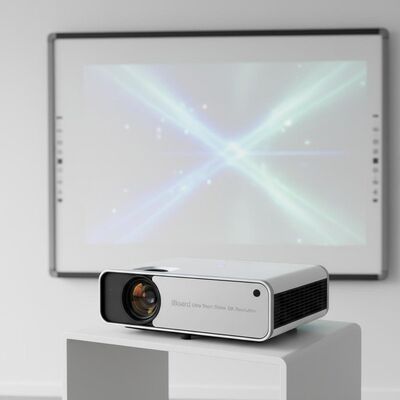 iBoard Murah DLP Laser Portable Projector 4K Whiteboard Ultra Short Throw Projector untuk kelas Papan Pengajaran Sekolah