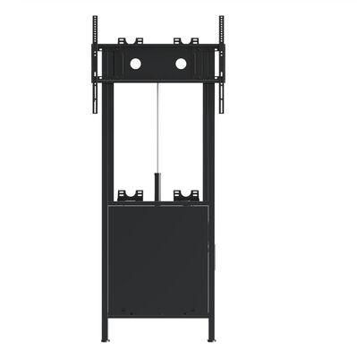 Stand Lantai Mobile yang Dapat Disesuaikan Ketinggiannya untuk TV/IFPD hingga 86 inci