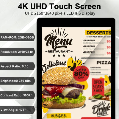 Kios Lantai Digital Signage dengan Dot Pitch 0,210(H) X 0,630(V) Mm, Output DP, dan Waktu Respons 8ms untuk Iklan Dalam Ruangan