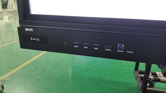 IBoard Interaktif Whiteboard Dengan USB Data Port Tempered Glass Untuk Meeting Conference Room