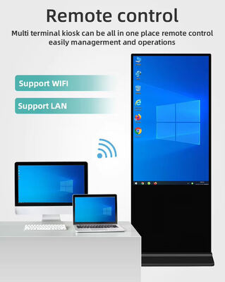 Sistem Android Digital Signage dengan Infrared Touch Screen Multi-OS Support dan Resolusi Full HD untuk Iklan Interaktif