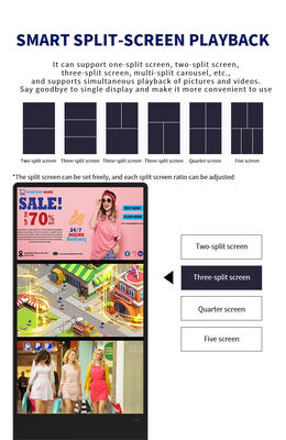 Papan Tanda Digital Layar Sentuh Inframerah dengan Resolusi Full HD dan Dukungan Multi-OS untuk Tampilan Interaktif