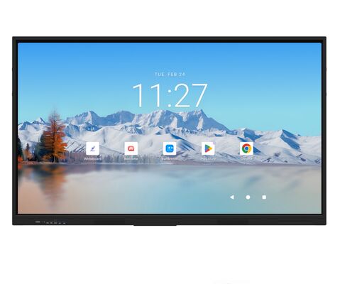 iBoard Papan Tulis Interaktif Android 16 Bersertifikat EDLA Panel Datar Interaktif