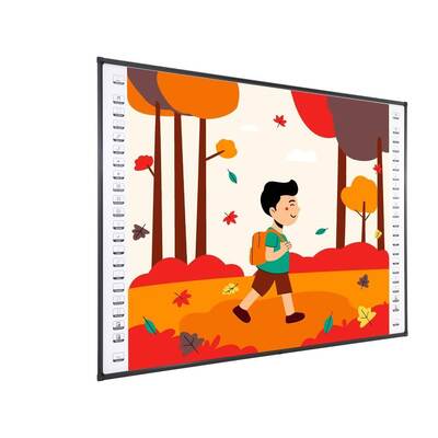 iBoard Smart IR Whiteboard dengan Infrared Touch Disesuaikan Ukuran 64-150 Inch Android Windows Kompatibel untuk pertemuan sekolah