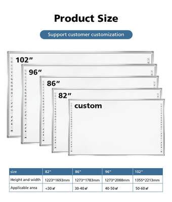 Perangkat Lunak Papan Tulis Interaktif Paket Papan Tulis Interaktif Optik Menawarkan Tingkat Sampel 120 Fps dan Desain Lipat Tanpa Dirancang untuk Rapat