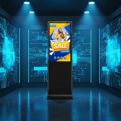 Digital Signage bertenaga Internet GPRS dengan memori 8GB dan CMS Berbasis Cloud yang menyediakan manajemen konten dan tampilan interaktif