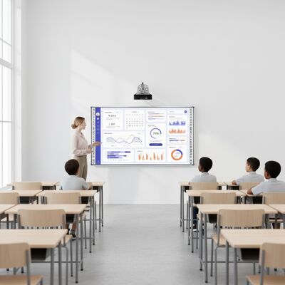 128G Storage Interaktif Touchscreen Whiteboard dengan 8G RAM