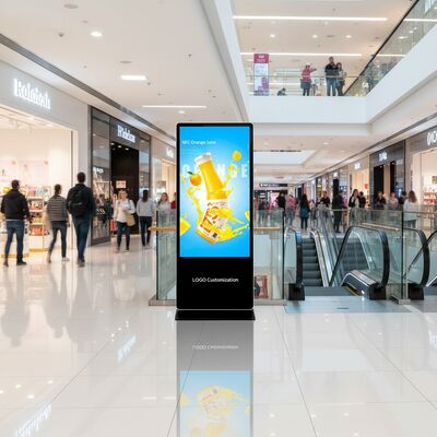 Sistem Operasi Android Digital Signage Opsional Touchcapability Interaktif menampilkan untuk komunikasi bisnis dan solusi pemasaran