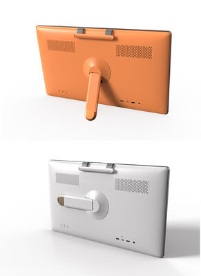 Meja sentuh hitam yang menampilkan layar sentuh kapasitif menawarkan solusi serbaguna untuk kolaborasi dan interaksi digital