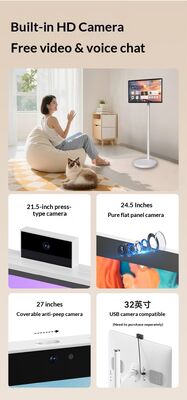 32 Inch Android Portable Touch Screen Kiosk dengan Multi-touch Capacitive Screen untuk Digital Signage Interaktif