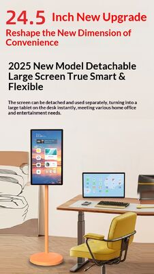 QR Code Scanner Dibangun Touch Screen Kiosk Gaya Fashion Dengan Rasio Kontras 4000 ke 1 Dirancang Untuk Interaksi Pelanggan