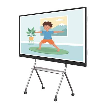 Papan Pengajaran Sekolah Menengah Dasar 65 Inci Dengan Perangkat Lunak Alat Wifi USB Share