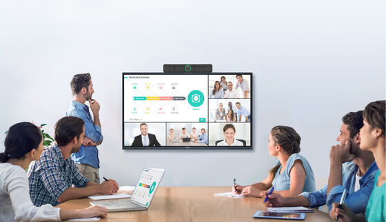 4K Wide Angle Ai tracing Conference Camera Vide bar dengan speaker HIFI untuk Conference Classroom