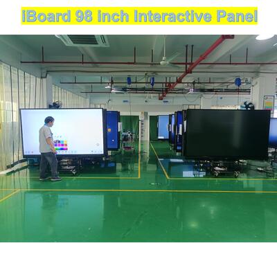 98 inci Non-android Interaktif Flat Panel Infrared Display dengan Multi Touch HiFi speaker