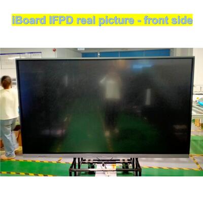 Popular Interaktif Flat Panel 75 Inch Resolusi 4k Smart Touch dengan Peralatan Sistem Android Baru untuk Pertemuan Kantor Kelas
