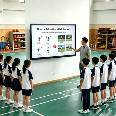 LED terbaru Interaktif Whiteboard 86 inci 8GB + 128GB