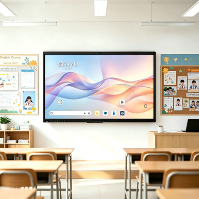 iBoard 86 Inch Interactive Flat Panel Smart Whiteboard dengan Sertifikasi Google EDLA