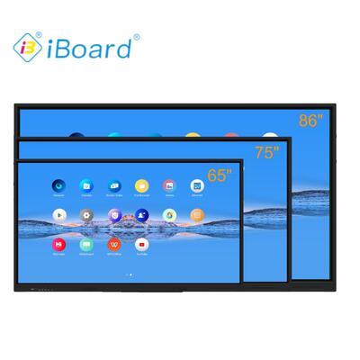 iBoard Interactive Flat Panel 86 Inch 4k Resolution Smart Touch dengan Sistem Android Baru Peralatan untuk Ruang Kelas Kantor Rapat