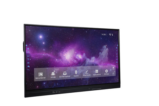 65 inci Layar Sentuh LCD Interaktif 20 titik pena jari Sentuh