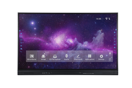 Panel Datar Interaktif 4k Dengan Semua Dalam Satu Komputer 178 Sudut Pandang