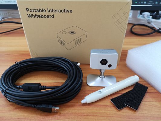 Papan Tulis Interaktif Portabel 3D Touch aktif 150 inci untuk Pengajaran