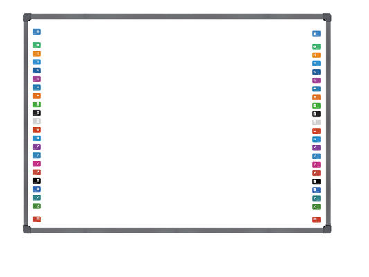 iBoard Factory Digital Smart Whiteboard Frame Aluminium Nano Keramik Permukaan Untuk Pengajaran Kelas Panel Sentuh Interaktif Whiteboard