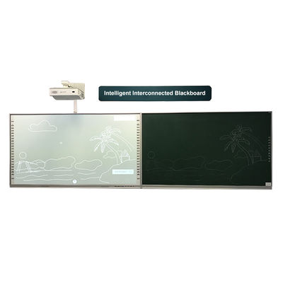 Smart Blackboard Infrared Pendidikan Green Board Interaktif Whiteboard Dengan Proyektor Untuk Sekolah