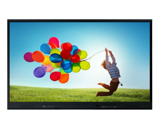 Layar Sentuh Interaktif 75 " Whiteboard 4K Smart Board Touch Display