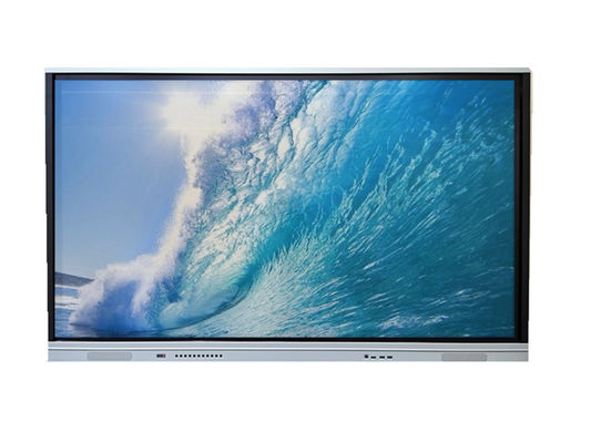 4K 55 65 75 86 98 Inch Panel datar interaktif papan tulis interaktif papan pintar untuk pertemuan pengajaran