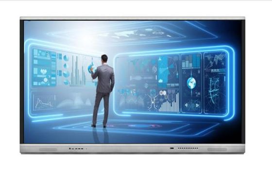 86 Inch Smart Board Interactive Whiteboard 3840*2160 Wide View Angle Layar sentuh interaktif