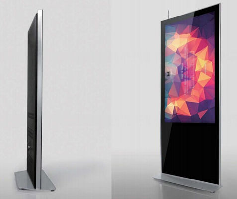 65in Floor Standing Digital Signage Display 178 Derajat Persetujuan FCC HD PRODUK BARU pabrik