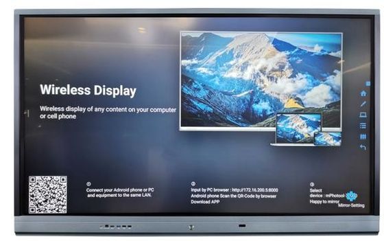 65 "Smart Tech Interactive Whiteboard Multi Writing Wall Mounted Smart Touch Panel