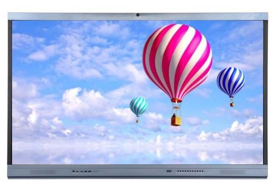 Layar Datar Interaktif 86 Inci dengan Multi Titik Sentuh Layar Sentuh Papan Tulis TV