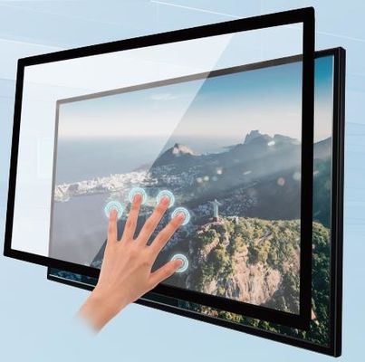 iBoard OEM Ukuran 19-200 Inch Inframerah Multi Touch Frame Untuk Kios Sentuh 8ms 20 Titik Sentuh