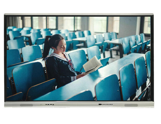 Papan Tulis Interaktif Inframerah 65 Inci Resolusi 4K Papan Pintar untuk Mengajar dan Konferensi