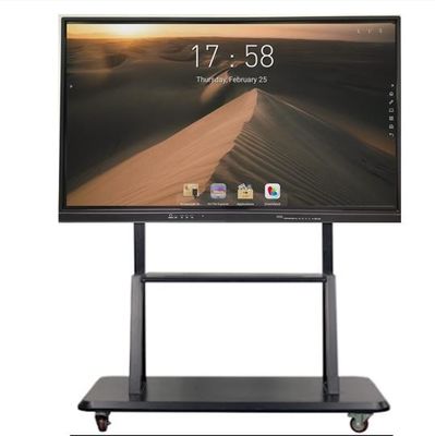 65 '' Papan Pengajaran LED Inframerah Interaktif Led Display Multi Touch Monitor Smart Whiteboard