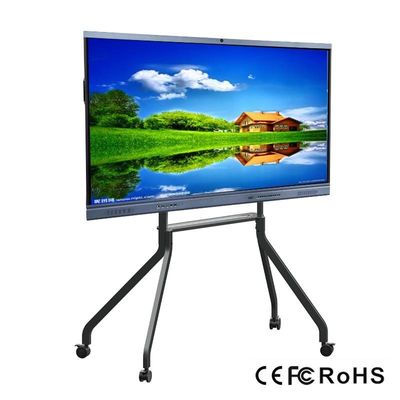 Papan Tulis Interaktif LED Sentuh Jari 3840 * 2160 Papan Tulis Cerdas Untuk Sekolah