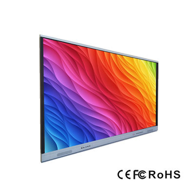 Monitor Layar Sentuh Interaktif 5ms, FCC All In One Smart TV Board 55/65/75/86/98 Inci