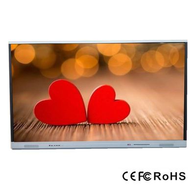 Akurasi Tinggi 2mm LCD Smart Board Mendukung Windows Linux, Inframerah, bingkai Aluminium Alloy