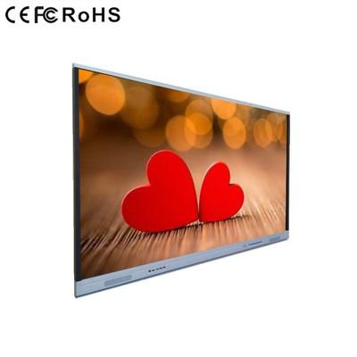 Akurasi Tinggi 2mm LCD Smart Board Mendukung Windows Linux, Inframerah, bingkai Aluminium Alloy