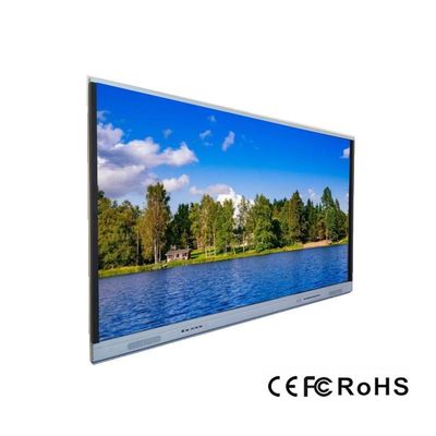 iBoard 4K Smart Board, Teknologi Inframerah Papan Tulis Elektronik 98 inci Untuk Mengajarkan Penulisan Respon Cepat