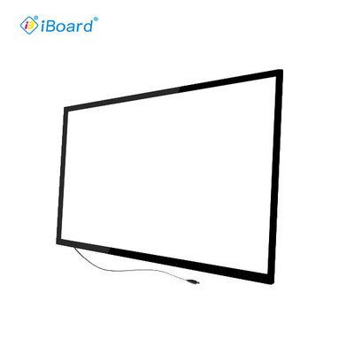 Kit Overlay Bingkai Sentuh Inframerah 55 inci Antarmuka USB Untuk Layar Sentuh Kios Dinding Video