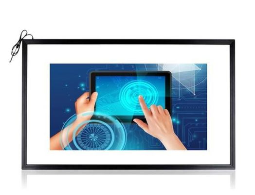 32 ''Inframerah USB Multi Touch Screen Panel Konversi Bingkai Overlay Untuk Layar Cermin